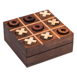 Matr Boomie Handcrafted Wood Box - Tic Tac Toe Matr Boomie Handcrafted Wood Box - Tic Tac Toe