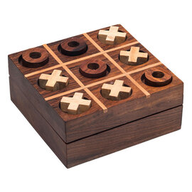 Matr Boomie Handcrafted Wood Box - Tic Tac Toe