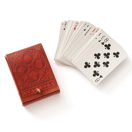 Matr Boomie Playing Cards Set - Embossed Leather