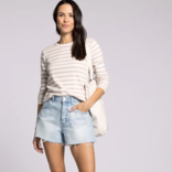 THREAD & SUPPLY Crew Neck Top - Jess Striped