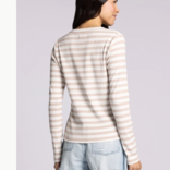 THREAD & SUPPLY Crew Neck Top - Jess Striped