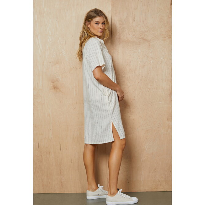 MODODOC (GENEXUS) Dress - Henley Pinstripe