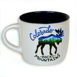 Mountain Sights Mug - Moose Night Sky