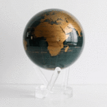 Mova Int'l Turtletech Des Globe - 6" Gold/Green Ocean