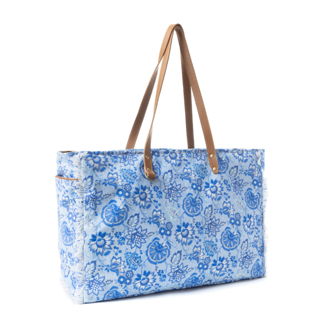 MYRA BAGS Weekender - Delft Garden in Blue