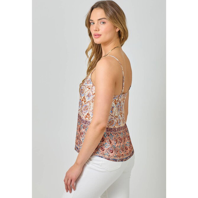 MYSTREE Cami - Border Print