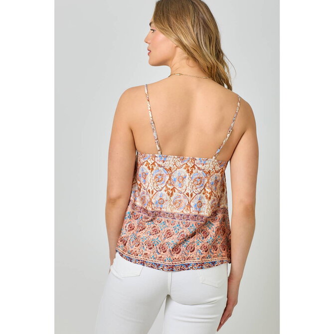 MYSTREE Cami - Border Print