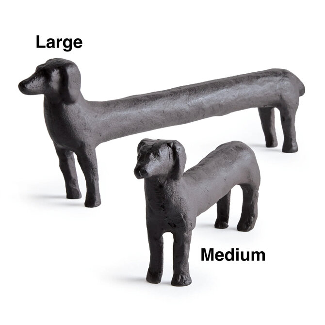Napa Home & Garden Decor - Medium Black Metal Dachshund