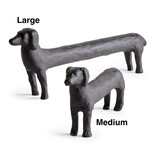 Napa Home & Garden Decor - Large Black Metal Dog