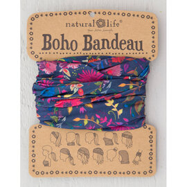 Natural Life BOHO-NAVY WILDFLWRS