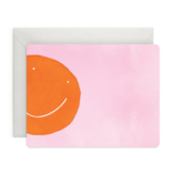 E. Frances Paper FLAT NOTES-ORANGE SMILEY