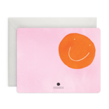 E. Frances Paper FLAT NOTES-ORANGE SMILEY