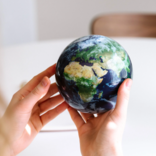 Mova Int'l Turtletech Des Globe - 4.5" Satellite View/Clouds