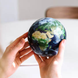 Mova Int'l Turtletech Des Globe - 4.5" Satellite View/Clouds