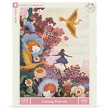 NEW YORK PUZZLE CO 500 Piece Puzzle - Among Flowers