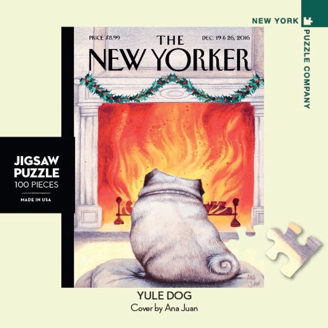 NEW YORK PUZZLE CO 100 Piece Puzzle - Yule Dog