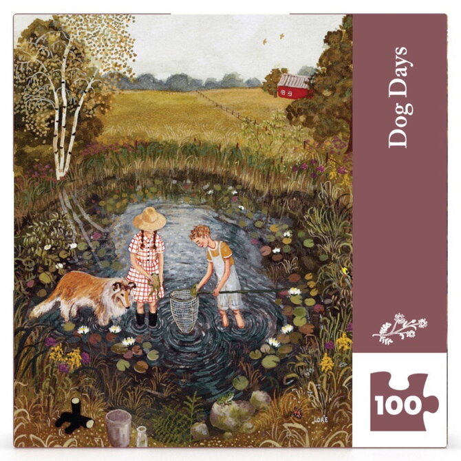NEW YORK PUZZLE CO 100 Piece Puzzle - Dog Days