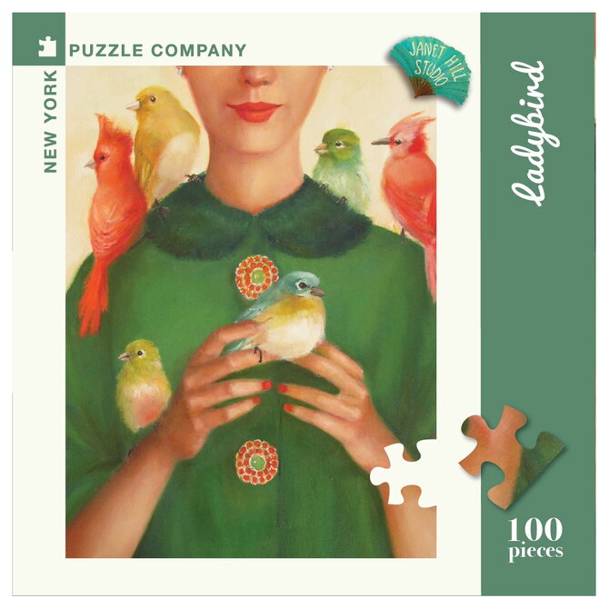 NEW YORK PUZZLE CO 100 Piece Puzzle - LadyBird