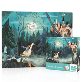 NEW YORK PUZZLE CO 100 Piece Puzzle - On An Adventure
