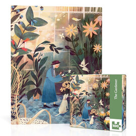 NEW YORK PUZZLE CO 100 Piece Puzzle - The Gardener