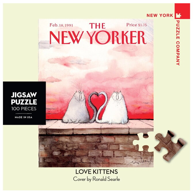 NEW YORK PUZZLE CO 100 Piece Puzzle - Love Kittens