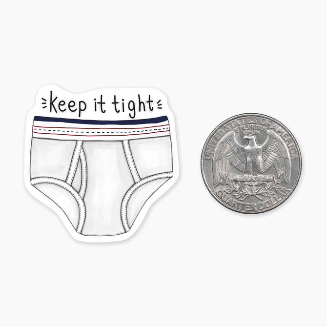 Nice Enough Stickers Mini Sticker - Keep It Tight