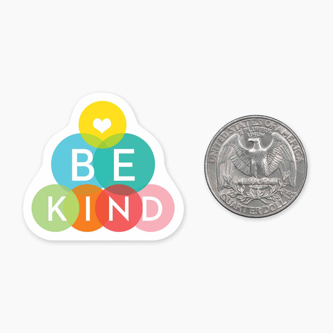 Nice Enough Stickers Mini Sticker - Be Kind
