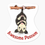Nice Enough Stickers Mini Sticker - Possum
