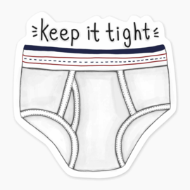 Nice Enough Stickers Mini Sticker - Keep It Tight
