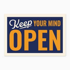 Nice Enough Stickers Mini Sticker - Open Mind