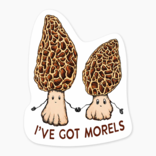 Nice Enough Stickers Mini Sticker - Morels