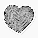 Nice Enough Stickers Mini Sticker - Tree Love
