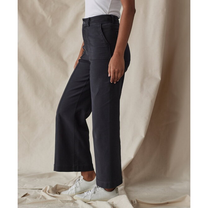 Normal Brand Pant - Terry Wide Leg Crop