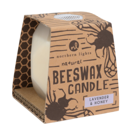 NORTHERN LIGHTS Beeswax Candle - Lavender & Honey