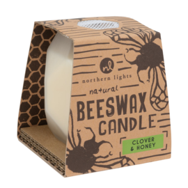 NORTHERN LIGHTS Beeswax Candle - Clover & Honey