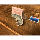 Noteworthy Paper & Press Magnet Bookmark - Journey Trout