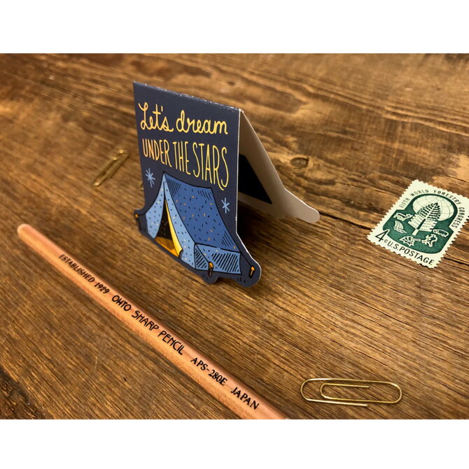 Noteworthy Paper & Press Magnet Bookmark - Dream Tent