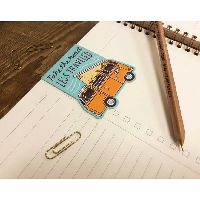 Noteworthy Paper & Press Magnet Bookmark - Traveled Camper