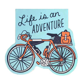 Noteworthy Paper & Press Magnet Bookmark - Adventure Bicycle