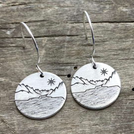 DAPHNE LORNA Earring - St Mary Lake Matte Silver