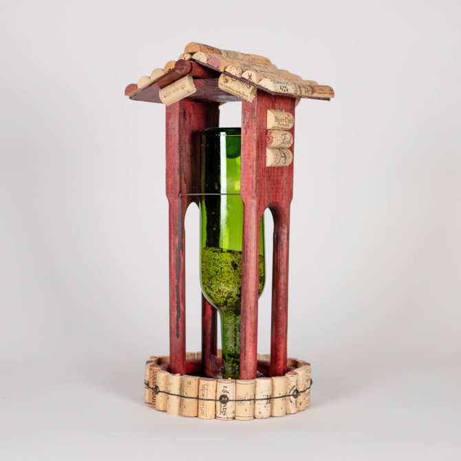 BUD SMOOT Bird Feeder - Wine & Dine