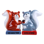 Pacific Trading Salt and Pepper Shaker Set - Squirrels w/ Nuts