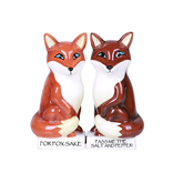 Pacific Trading Salt and Pepper Shaker Set - Magnetic Foxed