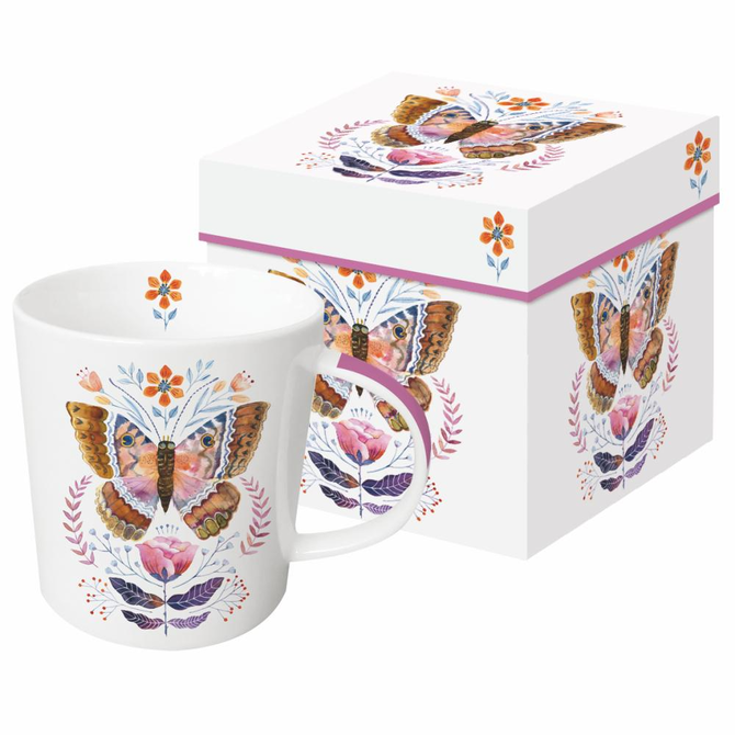 Paperproducts Design Mug w/ Box - Duchess Butterflye