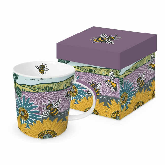 Paperproducts Design Mug w/ Box - Lavender & Sunflower