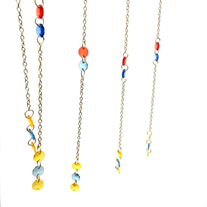 Paykoc Imports,inc. Chime - Crescent Moon Beaded