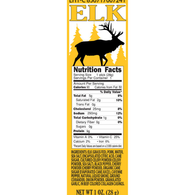 Pearson Ranch Snack Stick - Elk