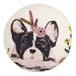 Peking Handicraft Pillow - Floral Frenchie
