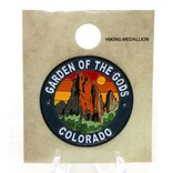 Impulse Souvenirs Hiking Medallion - Garden of the Gods Sunset