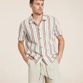Rhythm Usa Inc Men's Shirt - Paisley Stripe